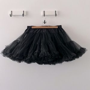 Black Tulle Petticoat Crinoline